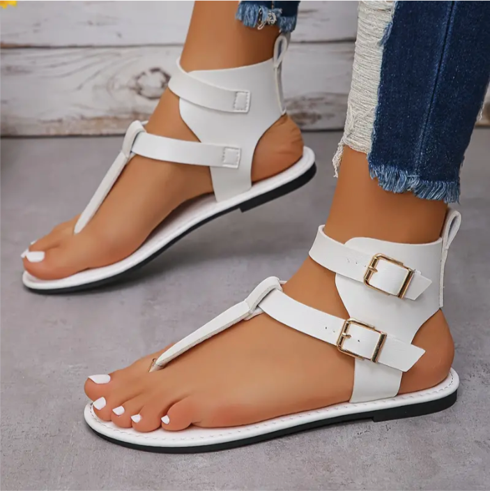 Solid Color Thong Sandals