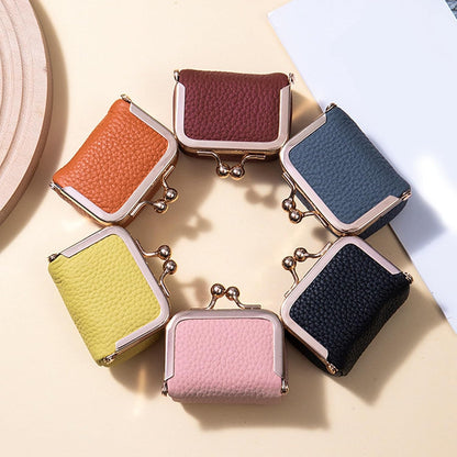 Genuine Leather Mini Jewelry Case