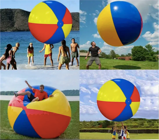 GIANT INFLATABLE POOL BEACH BALL (BUNDLE OF 2)