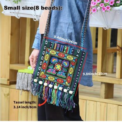 Ethnic Style Embroidered Crossbody Bag